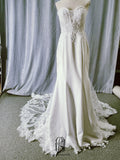 2023 summer Waves of Wonde Trumpet bridal Wedding dress