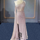 2023 Long Bridesmaid Dresses for Women Formal Satin Spghetti Strap Prom Evening Gowns selina2023042506