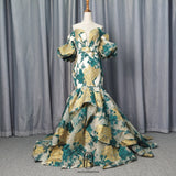 Mermaid V-Neck Satin Off-Shoulder Strapsless Eveningdress selina2022531119