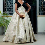 Polyester Luxury Wedding Gown Evening Dress selina2022531116