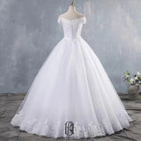 Pure white Women's Ball Gown Bridal Wedding Dresses selina20227198