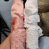 Long Satin Bridal Shower Robe selina2022531102