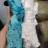 Long Satin Bridal Shower Robe selina2022531102